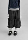 Roaka Ribbon Banding Bermuda Pants
