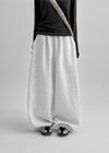 Hael cut balloon banding pants
