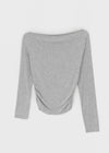 [MADE] Croju Off-shoulder Long Sleeve T-shirt
