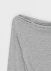 [MADE] Croju Off-shoulder Long Sleeve T-shirt