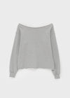 [MADE] Chippy Boatneck Print Long Sleeve T-shirt