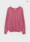 Le Cozy Loose Fit V-neck Knit (55% Wool)