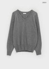 Le Cozy Loose Fit V-neck Knit (55% Wool)