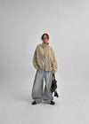 Jerrole Washing Cut Balloon Denim Pants