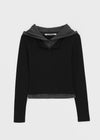 [MADE] Komodo Dot Hooded Long Sleeve T-shirt