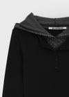 [MADE] Komodo Dot Hooded Long Sleeve T-shirt