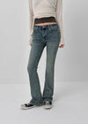[MADE] Mela Low Waist Bootcut Denim Pants