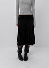 [MADE] Gela Folding Flare Midi Skirt