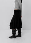 [MADE] Gela Folding Flare Midi Skirt