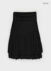 [MADE] Gela Folding Flare Midi Skirt