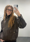[MADE] Cruze High-Neck Leather Jumper
