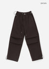 Corden Pin Tuck Banding Pants