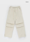 Corden Pin Tuck Banding Pants