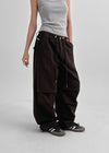 Corden Pin Tuck Banding Pants