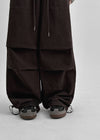 Corden Pin Tuck Banding Pants