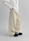 Corden Pin Tuck Banding Pants