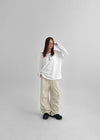 Otl Basic Off-shoulder Long Sleeve T-shirt