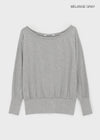 [MADE] Boril Batwing Off-Shoulder Long Sleeve Tee