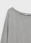 [MADE] Boril Batwing Off-Shoulder Long Sleeve Tee