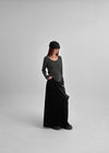 Derrell Banding Maxi Long Skirt