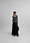 Derrell Banding Maxi Long Skirt