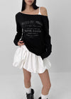 [MADE] Prado Off-Shoulder Long Sleeve T-Shirt
