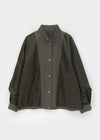 Romtor High Neck Half Cotton Jacket (belt Set)