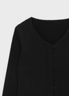 [MADE] Ruet Pleated Tie Blouse