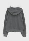 [MADE] Wiggy Applique Loose Fit Hooded Zip-up
