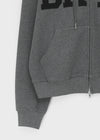[MADE] Wiggy Applique Loose Fit Hooded Zip-up
