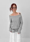 Jegle Basic Loose Fit Long Sleeve T-shirt