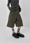 Donenka Pigment Cargo Bermuda Shorts