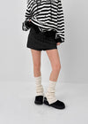 Tihen Striped Low-waist Skirt Pants