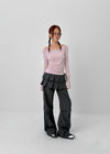 [MADE] Chiporing Fleece Lining boat neck long-sleeve T-shirt (Set Available)