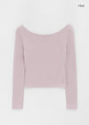 [MADE] Chiporing Fleece Lining boat neck long-sleeve T-shirt (Set Available)