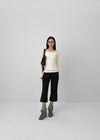 [MADE] Chiporing Fleece Lining boat neck long-sleeve T-shirt (Set Available)