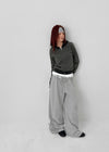 Warnang Strap Cargo Roll-up Training Pants