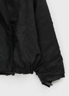 Tung-key high-neck double-button leather jacket