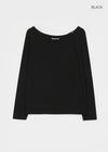 [MADE] HUR Off-shoulder Raglan Long Sleeve Tee