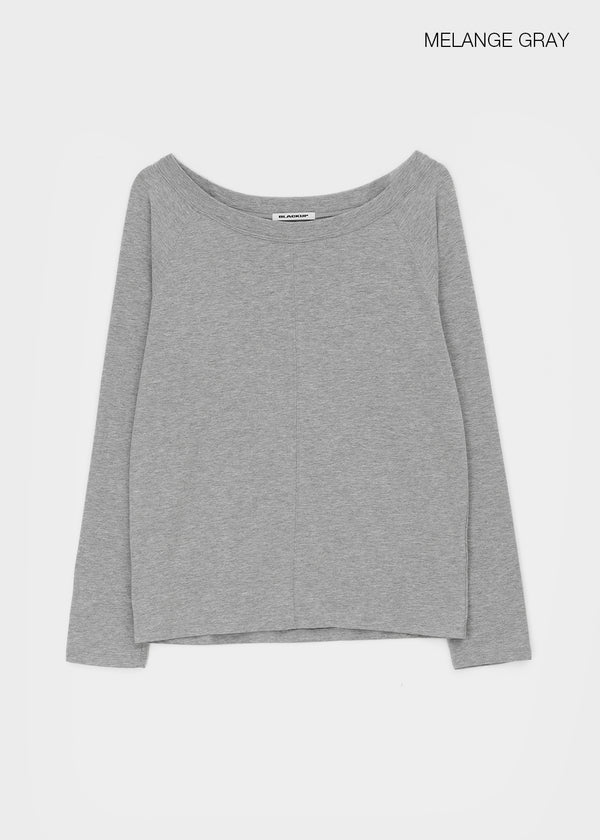 [MADE] HUR Off-shoulder Raglan Long Sleeve Tee