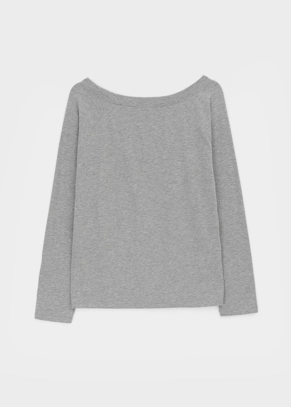 [MADE] HUR Off-shoulder Raglan Long Sleeve Tee