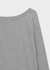 [MADE] HUR Off-shoulder Raglan Long Sleeve Tee