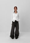 Warnang Strap Cargo Roll-up Training Pants