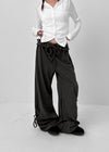 Warnang Strap Cargo Roll-up Training Pants