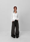 Warnang Strap Cargo Roll-up Training Pants