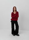 [MADE] Boudry Loose Fit V-neck Knitwear