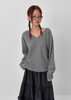 [MADE] Boudry Loose Fit V-neck Knitwear