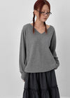 [MADE] Boudry Loose Fit V-neck Knitwear