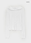 Mignon Tension Button Hooded Cardigan
