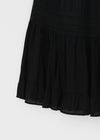 Delong Vintage Punching Flare Long Skirt